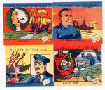 "HEROES OF THE SEA" STRIP CARD SET.