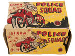 MARX "MECHANICAL POLICE SQUAD MOTORCYCLE" BOXED WIND-UP.