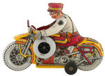 MARX "MECHANICAL POLICE SQUAD MOTORCYCLE" BOXED WIND-UP.