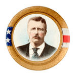 ROOSEVELT FULL COLOR CELLULOID WITH CLICKER.