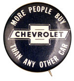 CHEVROLET RARE BUTTON C. LATE 1930s.