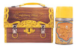 TREASURE CHEST” DOME METAL LUNCH BOX WITH THERMOS.