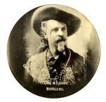 BUTTON FROM BUFFALO BILL'S ENGLAND TOUR 1903-1907.