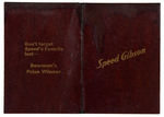 "SPEED GIBSON MEMBER I.S.P." CARD HOLDER W/PHOTO.