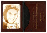 "SPEED GIBSON MEMBER I.S.P." CARD HOLDER W/PHOTO.