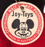 MICKEY AND MINNIE MOUSE “JOY-TOYS” AUSTRALIAN DOLL TRIO.