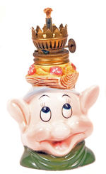 "DOPEY" OIL LAMP.