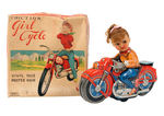 "FRICTION GIRL CYCLE" BOXED MOTORCYCLE.