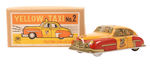 "YELLOW TAXI NO. 2" BOXED FRICTION CAR.