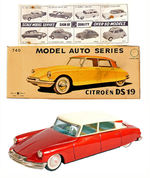 "CITROEN DS 19" BOXED BANDAI.