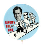 "NIXON'S THE ONE" 1968 CARTOON TRIGATE BY TRIMBLE.