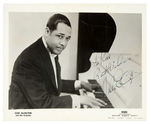 JAZZ LEGEND DUKE ELLINGTON SIGNED PUBLICITY PHOTO.