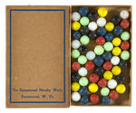 "RAVENSWOOD NOVELTY WORKS" BOXED MARBLES.