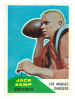 JACK KEMP 1960 FLEER ROOKIE CARD.