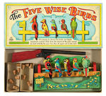 "THE FIVE WISE BIRDS" TARGET SET.