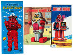 “ACTION PLANET ROBOT/JUPITER ROBOT/SPARKING ROBOT” EMPTY BOXES.