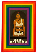 “BABE RAINBOW” LIMITED EDITION PRINT SIGNED AND INSCRIBED BY PETER BLAKE.