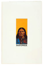 “RED POWER” SIGNED PETER BLAKE ARTIST PROOF PRINT.