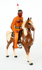 TONTO ON SCOUT FULL SIZE HARTLAND FIGURE.