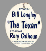 "THE TEXAN" BILL LONGLEY/RORY CALHOUN HARTLAND FIGURE WITH TAG.