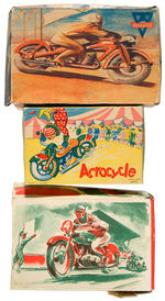 WIND-UP MOTORCYCLE EMPTY BOXES.