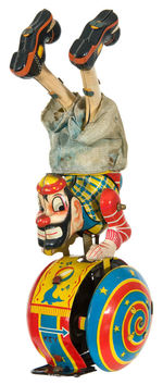 JOE THE ACROBAT CLOWN WIND-UP BY TPS.