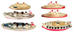 CELLULOID BATTLESHIPS, OCEAN LINERS AND SUBMARINE.