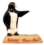 "HORLACHER PREMIUM BEER" PENGUIN FIGURE.