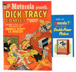 "MOTOROLA PRESENTS DICK TRACY" GIVE-AWAY COMIC/DIE-CUT COSTUME/BOOKLET.