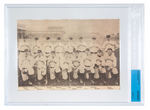 "CLEVELAND BASEBALL CLUB" 1892 SUPPLEMENT PHOTO W/THREE HOF MEMBERS BECKETT ENCAPSULATED.