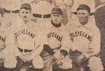 "CLEVELAND BASEBALL CLUB" 1892 SUPPLEMENT PHOTO W/THREE HOF MEMBERS BECKETT ENCAPSULATED.