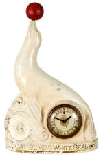 "CARSTAIRS WHITE SEAL" ADVERTISING CLOCK.