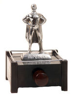 RARE "SUPERMAN SILENT FLAME TABLE LIGHTER BY DUNHILL."