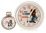 PHILLIES MIKE SCHMIDT SIGNED MASK/CLOCK/WATCH.