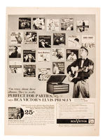 "ELVIS PRESLEY 'PERFECT FOR PARTIES' HIGHLIGHT ALBUM" RCA PREMIUM W/AD.