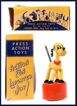 "PLUTO" BOXED KOHNER PUSH PUPPET.