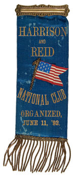 "HARRISON AND REID NATIONAL CLUB" RIBBON.