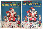 "MICKEY MOUSE PRESENTS SANTA'S WORKSHOP" ENGLISH HARDCOVER WITH DUST JACKET.