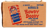 "KUNKEL'S HOWDY DOODY SHOE POLISH" FULL CASE.