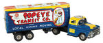 "POPEYE TRANSIT CO. LOCAL LONG DISTANCE MOVING" TIN LITHO TRUCK.