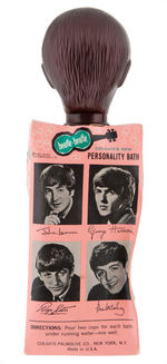 “BEATLES” BOXED PAIR OF SOAKY BOTTLES WITH CONTENTS.