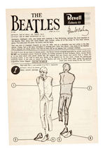 “THE BEATLES” SET OF FOUR ASSEMBLED MODEL KITS WITH BOXES.