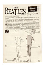 “THE BEATLES” SET OF FOUR ASSEMBLED MODEL KITS WITH BOXES.