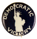 DEMOCRATIC VICTORY STATUE OF LIBERTY SYMBOL.