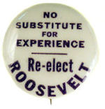 "RE-ELECT ROOSEVELT" SLOGAN.