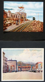 “ROCKY MOUNTAIN VIEWS/ON THE RIO GRANDE/THE SCENIC LINE OF THE WORLD” 1914 RAILWAY PHOTO BOOKS.