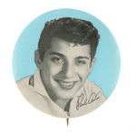 PHILADELPHIA USED "PAUL ANKA" c. 1960 PORTRAIT BUTTON.