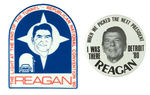 REAGAN PAIR FROM THE DETROIT 1980 CONVENTION.
