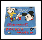 RARE BOXED DONALD DUCK "INGERSOLL POCKET WATCH."