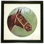 DAN PATCH WORLD RECORD HOLDER FRAMED HORSE PRINT.